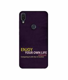 Amazon Brand - Solimo Designer Enjoy Your Life 3D Printed Hard Back Case Mobile Cover for Asus Zenfone Max Pro M1 ZB601KL