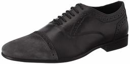 Amazon Brand - Symbol Men's Grey Leather Formal Shoes - 8 UK (AZ-WS-263A)