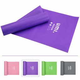 UMI. by Amazon -Bandas Elásticas Banda de Resistencia de Fitness Yoga Pilates, para rehabilitación y Terapia Física para Hombres y Mujeres Bandas Ejercicio (Lila, 2M)