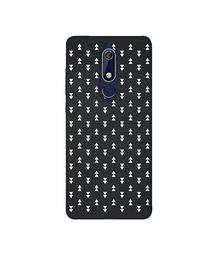 Amazon Brand - Solimo Designer Small Triangle 3D Printed Hard Back Case Mobile Cover for Nokia 5.1