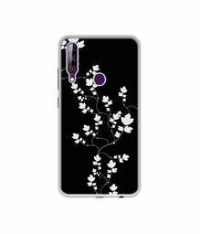 Amazon Brand - Solimo Designer Color Flowers UV Printed Soft Back Case Mobile Cover for LG W30 Pro