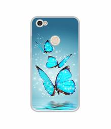 Amazon Brand - Solimo Designer Flying Butterflies UV Printed Soft Back Case Mobile Cover for Mi Redmi Y1 (Note 5A)