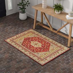 Amazon Brand – Stone & Beam Contemporary Medallion Area Rug, 5' 3