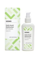 Amazon Brand - Solimo Daily Facial Moisturizer, Broad Spectrum SPF 15 Sunscreen, Fragrance Free, 4.8 Fluid Ounce