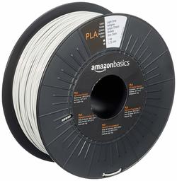 AmazonBasics PLA 3D-skrivarfilament, 1 kg spole, 1.75mm, Ljusgrå