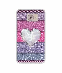 Amazon Brand - Solimo Designer Stone Heart UV Printed Soft Back Case Mobile Cover for Samsung Galaxy J7 Max