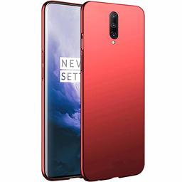 Amazon Brand - Solimo Mobile Cover (Hard Back & Slim) for OnePlus 7 Pro (Maroon Red)