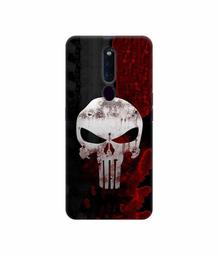 Amazon Brand - Solimo Designer Punisher Skull 3D Printed Hard Back Case Mobile Cover for Oppo F11 Pro