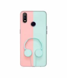 Amazon Brand - Solimo Designer Head Phone 3D Printed Hard Back Case Mobile Cover for Realme 3 Pro