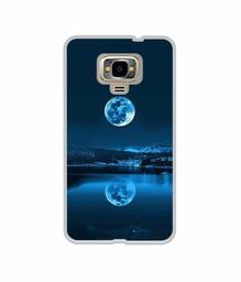 Amazon Brand - Solimo Designer Moon Pattern Print UV Printed Soft Back Case Mobile Cover for Samsung Z4