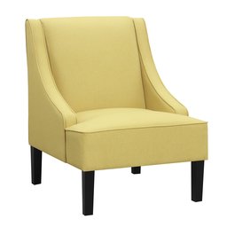 Amazon Brand – Ravenna Home Eddison Modern Slope Accent Chair, 32