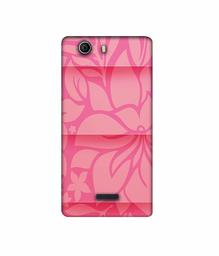 Amazon Brand - Solimo Designer Pink Flower Banch Print On Cloth 3D Printed Hard Back Case Mobile Cover for Micromax Canvas Nitro 2 E311