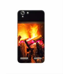 Amazon Brand - Solimo Designer Born Fire 3D Printed Hard Back Case Mobile Cover for Lenovo Vibe K5