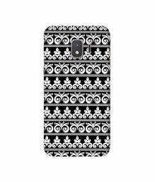 Amazon Brand - Solimo Designer Two Different Patterns 3D Printed Hard Back Case Mobile Cover for Samsung Galaxy J2 Core