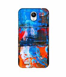 Amazon Brand - Solimo Designer Multicolor Wax On Canvas 3D Printed Hard Back Case Mobile Cover for Vivo Y21L