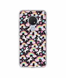 Amazon Brand - Solimo Designer Unicorn Texture UV Printed Soft Back Case Mobile Cover for Nokia 6.2