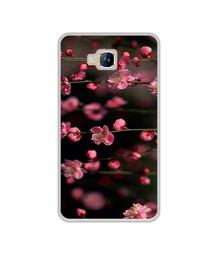 Amazon Brand - Solimo Designer Pink Flowers UV Printed Soft Back Case Mobile Cover for Lyf Wind 2