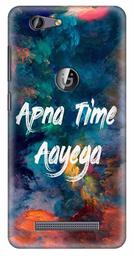 Amazon Brand - Solimo Designer Apna Time Ayega Design 3D Printed Hard Back Case Mobile Cover for Gionee F103 Pro