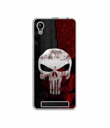 Amazon Brand - Solimo Designer Punisher Skull UV Printed Soft Back Case Mobile Cover for Mobiistar C1 Lite