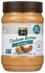 365 Everyday Value, Creamy Cashew Butter, 16 oz