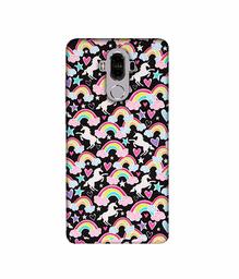 Amazon Brand - Solimo Designer Unicorn Texture 3D Printed Hard Back Case Mobile Cover for Huawei Mate 9