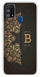 Amazon Brand - Solimo Designer Multicolor Black Pattern Alphabet-B Printed Soft Back Case Mobile Cover for Samsung Galaxy M31