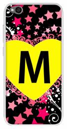 Amazon Brand - Solimo Designer Multicolor Heart Pattern Alphabet-M Printed Soft Back Case Mobile Cover for Xiaomi Redmi Go