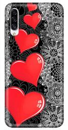 Amazon Brand - Solimo Designer Heart Design 3D Printed Hard Back Case Mobile Cover for Samsung Galaxy A30s