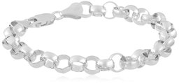 [Find] Amazon Collection Sterling Silver Round Link Bracelet