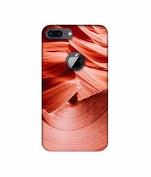 Amazon Brand - Solimo Designer Sand Mountain 3D Printed Hard Back Case Mobile Cover for Apple iPhone 8 Plus (with Logo Cut)