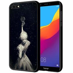 Amazon Brand - Solimo Designer Star Printed Hard Back Case Mobile Cover forHuawei Honor 7C (D1282)