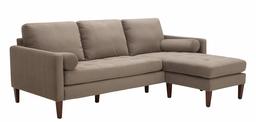 Amazon Brand – Rivet Aiden Mid-Century Sectional with Tapered Wood Legs, 86