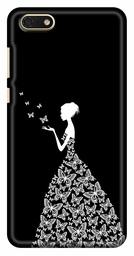 Amazon Brand - Solimo Designer Girl Design 3D Printed Hard Back Case Mobile Cover for Huawei Honor 7S