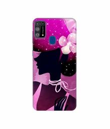 Amazon Brand - Solimo Designer Lady Vectors 3D Printed Hard Back Case Mobile Cover for Samsung Galaxy M31