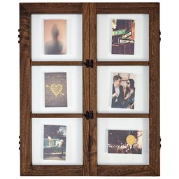 Amazon Brand – Stone & Beam Modern Windowpane Wood Picture Frame, 29.6