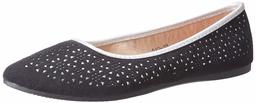 Flavia Women's Black Ballet Flats-5 UK (37 EU) (6 US) (FL-925/BLK)