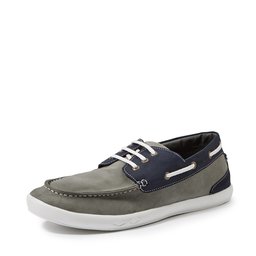 Amazon Brand - Symbol Men's Grey/Navy Sneakers-7 UK/India (41 EU) (AZ-KY-223A)