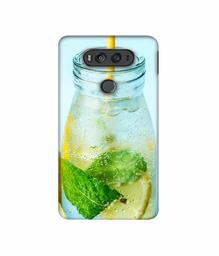 Amazon Brand - Solimo Designer Lemon Juice 3D Printed Hard Back Case Mobile Cover for LG V20