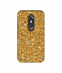 Amazon Brand - Solimo Designer Golden Sparkle 3D Printed Hard Back Case Mobile Cover for Gionee A1