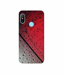 Amazon Brand - Solimo Designer Water Drop On Glass 3D Printed Hard Back Case Mobile Cover for Xiaomi Redmi Note 6 pro