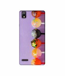 Amazon Brand - Solimo Designer Gilliter Lollipops 3D Printed Hard Back Case Mobile Cover for Oppo A35