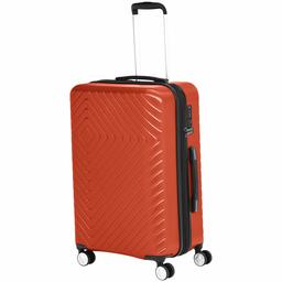 AmazonBasics Geometric Luggage Expandable Suitcase Spinner - 3 Piece Set (20