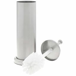 AmazonBasics Classic Round Bathroom Accessory Collection - Toilet Brush Holder, Small