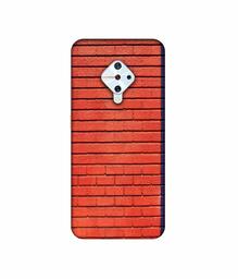 Amazon Brand - Solimo Designer Red and Purple Brick 3D Printed Hard Back Case Mobile Cover for Vivo S1 Pro