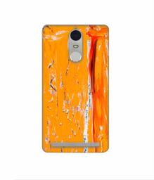 Amazon Brand - Solimo Designer Gold Yellow Paint 3D Printed Hard Back Case Mobile Cover for Lenovo K5 Note