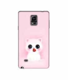 Amazon Brand - Solimo Designer Kitty 3D Printed Hard Back Case Mobile Cover for Samsung Galaxy Note 4