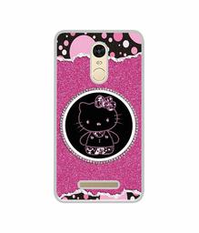 Amazon Brand - Solimo Designer Kitty with Glitter UV Printed Soft Back Case Mobile Cover for Mi Redmi Note 3