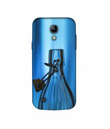 Amazon Brand - Solimo Designer Blue Bottle 3D Printed Hard Back Case Mobile Cover for Samsung Galaxy S4 Mini