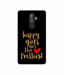 Amazon Brand - Solimo Designer Happy Girls are The Prettiest UV Printed Soft Back Case Mobile Cover for Lenovo K8 Note