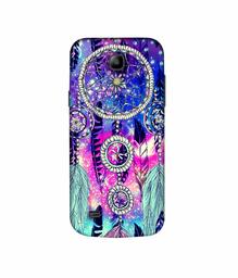 Amazon Brand - Solimo Designer Round Wall Hanging Pattern 3D Printed Hard Back Case Mobile Cover for Samsung Galaxy S4 Mini